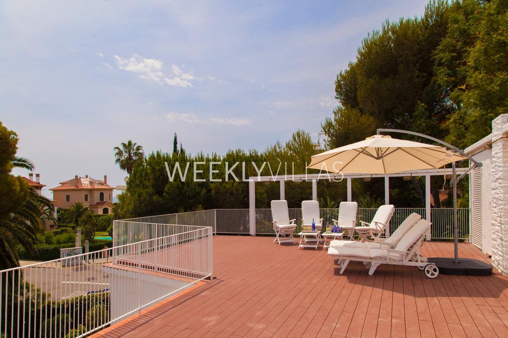 Villa Sitges Tupinetti Beach At 1 Min Walk Amaizing Garden And View Center Sitges 5 Minutes Walk Eksteriør billede