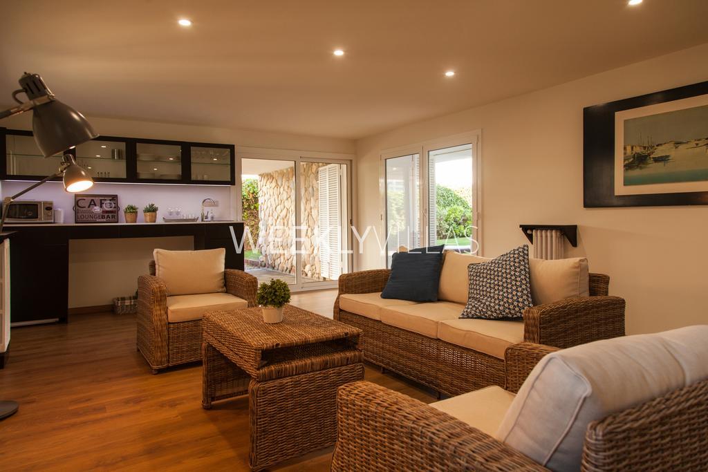 Villa Sitges Tupinetti Beach At 1 Min Walk Amaizing Garden And View Center Sitges 5 Minutes Walk Eksteriør billede
